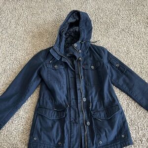 Levi navy blue coat
